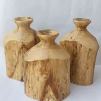 گلدان چوبی