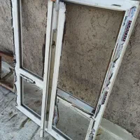 پنجره UPVC دوجداره 3پنل، تک بازشو123*93