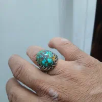 انگشتر نقره فیروزه نیشابور