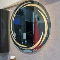 بک لایت دایره آینه روشویی