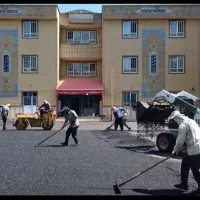 اجاره غلطک زیباسازی ایزوگام آسفالت قیرگونی تراشه