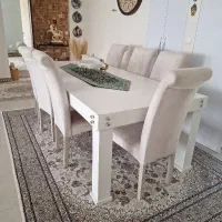 میزش ده نفره با 8تا صندلی