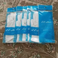 تعداد ۱۵ جفت دستکش نخی سفید