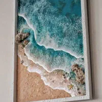 تابلو رزینی طرح اقیانوس