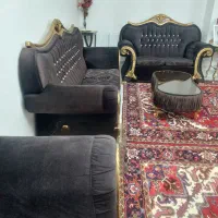 مبل هفت نفره همراه جلو مبلی