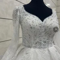 لباس عروس دانتل فرانسوی