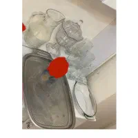 پارچ و لیوان لومینارک شکلات و آجیل خوری سوگا وسینی