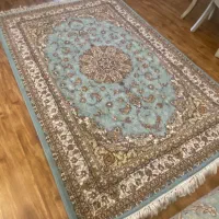 فرش ساوین فیروزه‌ای