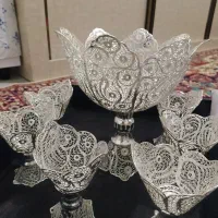 ست اجیل خوری ملیله کاری