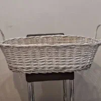 سبد حصیری تزئینی