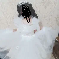 لباس عروس 4تا 6سال بچه گانه نو مطهری شمالی