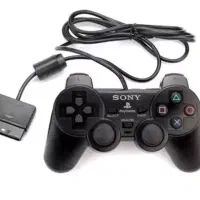 دسته بازی پلی استیشن 2 باسیم تک شوکدار سونی