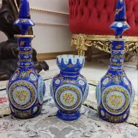 تنگ مجسمه گلدان انتیک اینه دکوری برنز چینی کریستال