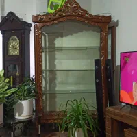 بوفه چوب گردو و منبت کاری شده