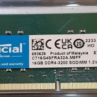 رم لپ تاپ DDR4 3200 مگاهرتز CL22 کروشیال