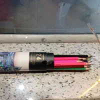 مداد رنگی 24 رنگ آبرنگی استوانه
