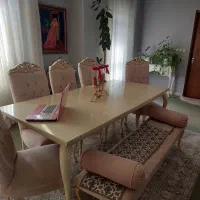 میز غذا خوری ۸نفره چوب راش