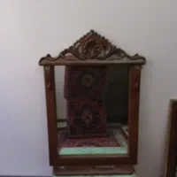 قاب اینه با تاج منبت