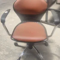 صندلی کارمندی صدفی دسته دار