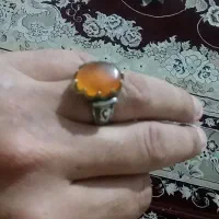 انگشتر عقیق دست ساز