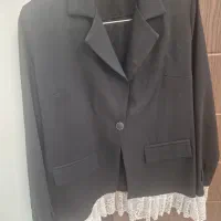مانتو کتی دانتل دار