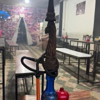 قلیان چوبی با طرح عقاب