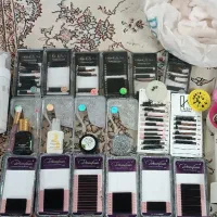 وسایل مژه همش با هم 6 ت