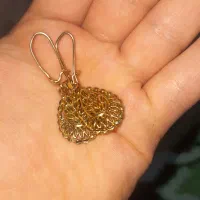 گوشواره رنگ طلا