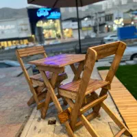 میز و صندلی و نیمکت های تاشو و چوبی