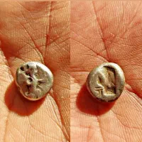 سکه نقره هخامنشی