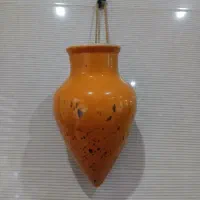 گلدان سفالی و شیشه ای