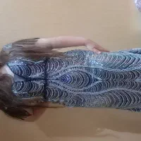 لباس سنگدوزی دستی تمام مجلسی عروسی