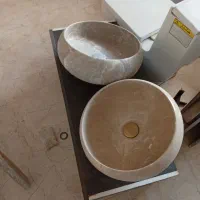 روشویی سنگی دوعدد با کابین
