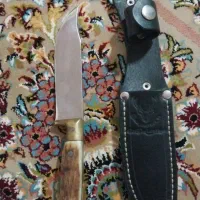 چاقو کمری دسته شاخ وقلاف