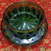 قاب و قدح سبز زمردی