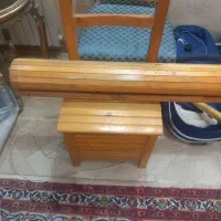 صندلی سونا خشک با چوب دور کامل
