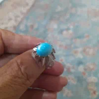 انگشتر فیروزه نیشابوری خیلی زیبا
