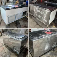 ۲ عدد فریزر خشک کن صنعتی ۴در ۶در فریزر بستنی