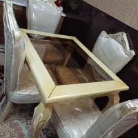 میزناهار خوری 4نفره همراه کاور فوق العاده تمیز