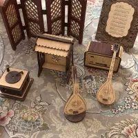 ماکت چوبی وسایل خانه قدیمی
