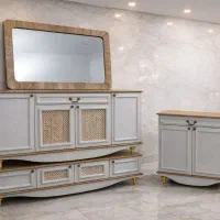 آیینه و کنسول و میز تلویزیون مدل نیلوفر