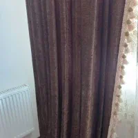 دوعدد پرده مخمل ترک