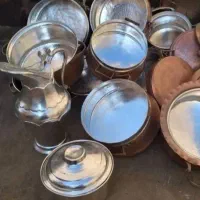 قلع کاری ظروف مسی ، نوسازی سینی سیلور و استیل