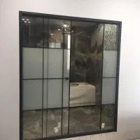 کابین دوش ۰۰۲ حمام اقساط جداکننده شیشه ای حمام