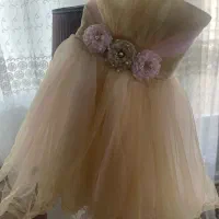لباس مجلسی دکلته دخترانه