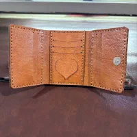 کیف پول اسپرت چرم دست دوز تبلیغاتی