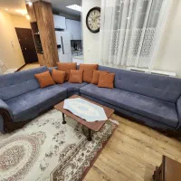 مبلمان اِل ۷ نفره تخت خوابشو برند پاک چوب