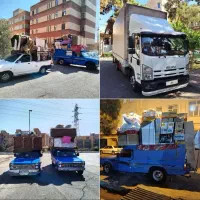 اتوبار حمل نقل اثاثیه کشی منزل ماشین باکارگر 60 تخ