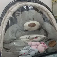 پارک بازی خرسی طوسی رنگ
