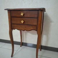میز تلفن چوبی  شیک گردویی